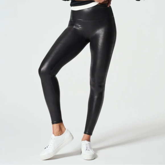Spanx Faux Leather Leggings - Picture 1 of 5